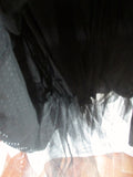Womens RUBY ROX Formal Dress USA 7 BLACK POLKA DOT Pinup Rockabilly