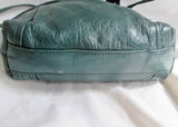LEBANON Genuine Leather Shoulder BAG Hobo Crossbody slouch HUNTER GREEN S