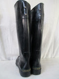 Womens RALPH LAUREN Wellies Rain Duck Boots Gumboots Shoes BLACK 8
