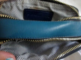 STEVE MADDEN vegan mini satchel shoulder zip crossbody swingpack BLACK TEAL BLUE