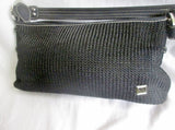 NEW THE SAK signature knit shoulder bag satchel crossbody purse BLACK