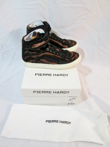 NEW Womens PIERRE HARDY HAIRY CALF TIGER Sneaker TRAINER Shoe 36 6 Sport