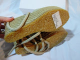 NEW CHLOE PLATFORM WEDGE ESPADRILLE Shoe Sandal 36 / 6 NATURAL ESPERDRILLES