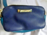 STEVE MADDEN vegan mini satchel shoulder zip crossbody swingpack BLACK TEAL BLUE