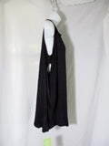 NWT NEW GIVENCHY PARIS FLUID Jersey Dress Top S BLACK Cut Open