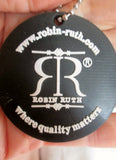 ROBIN RUTH Signature NEW YORK USA Vegan Hobo Shoulder Bag BLACK PINK NEON