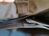 TIGNANELLO Leather Shoulder Bag Stitch Purse Swingpack Wallet GOLD Metallic M