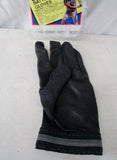 NEW SARANAC Leather TWICE THE LIFE BATTING Glove BLACK WHITE M - Left Hand