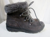 Womens BARE TRAPS DEELYA Lined Ankle Snow Rain BOOT Shoe GRAY 8