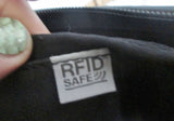 TRAVELSMITH RFID Crossbody Bag with Anti-Theft Pacsafe Shoulder Vegan BLACK CAMEL