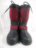 Boys Girls RUGGED OUTBACK Waterproof Rain Snow Boots Winter BLACK 7 RED