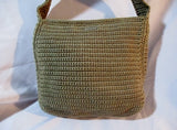 THE SAK Hobo Shoulder Bag Crossbody Macrame Knit CROCHET BEIGE TAN Boho