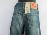 NEW NWT Mens Womens LEVI'S 522 SLIM TAPER Denim Jeans PANTS 29 X 30 BLUE Trousers