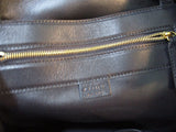 NEW CELINE BI-CABAS BLACK Leather Tote Bag Shopper Luggage NWT Italy