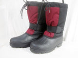 Boys Girls RUGGED OUTBACK Waterproof Rain Snow Boots Winter BLACK 7 RED