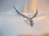 Vintage Princess Style RHINESTONE Necklace Choker Collar Statement Retro