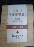 NEW NWT Haggar Classic Fit Pant COOL 18 Performance 42 x 32 HOUNDSTOOTH