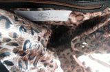 BIG BUDDHA Vegan Shoulder Bag Tote Handbag Satchel Hobo BLACK XL Gold
