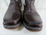 FRANCO SARTO Sherpa Faux Leather Vegan Fur Trim Boot Shoe BROWN 8