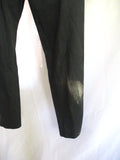 NWT NEW DRIES VAN NOTEN PLUME Pants Trousers 38 BLACK FEATHER Pegged