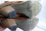 Womens ZIGI SOHO RODEO SHEATH Suede Ankle Boots Booties RHINESTONE 7.5 BROWN Boho