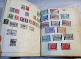 RARE 1800s - 1920s INTERNATIONAL JUNIOR POSTAGE STAMP Album  stamps!