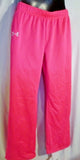 Youth Girls UNDER ARMOUR Sweatpants Athletic Workout Yoga Pants NEON PINK XL