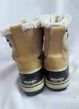 Womens SOREL TIVOLI Duck Boots Shoes Trail Snow CHESTNUT BROWN 6.5 TAN