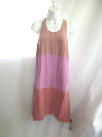NEW NWT RICHARD NICOLL ROSE SILK Mini Dress UK 10 / US 6 PINK Womens