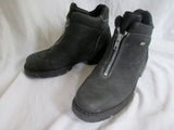 Womens SOREL CANADA Ankle Zip Up Leather Boots SHOES BLACK 9 Booties
