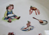 NEW QUEEN'S CHINA Nursery Rhyme Cup Bowl Plate Little Miss Muffet Set Collectible Display