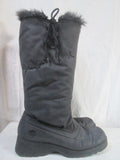 Womens TOTES Sherpa Mukluk Winter Lined Snow BOOTS Shoes BLACK 9 Vegan