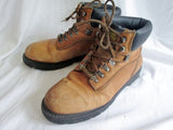 Mens FIVE STAR WATERPROOF Leather HIKING Work Boots Trekking BROWN 10 W