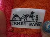Vtg Hermes Paris CHAINLINK Germany France Beach Bath Towel RARE