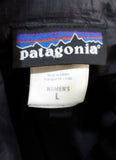 Womens PATAGONIA FULL ZIP JACKET Coat Parka Long Puffer BLACK L