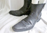 Mens OLIVER SWEENEY Leather Ankle Boots Shoes Booties STAR BLACK 8