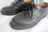 Mens DR. DOC MARTENS DM LEATHER Loafer Industrial Shoes BLACK 8 Cyberpunk