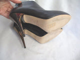 EUC GIUSEPPE ZANOTTI Stiletto Bootie Ankle Boot Shoe BLACK 36