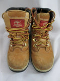 Kids Boys TIMBERLAND 44793 Junior Field Boot Leather HIKING Shoes WHEAT 1.5 BROWN