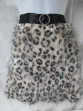 NEW Girls HER MAJESTY'S ACCESSORIES HOSTESS FAUX FUR Apron LEOPARD OS