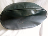 Vtg CAPEZIO Leather Handbag Satchel Bowler Briefcase Medical Bag GREEN Clutch