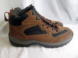 Mens LAND'S END 73781 Suede Leather Trail Hiking Boot Shoe 11 BROWN Trek