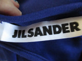 JIL SANDER Bodycon Clingy Mini Dress 36 PURPLE ROYAL BLUE