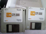 Vintage SIM CITY 2000 Ultimate City Simulator Video Game Box Paperwork Bundle