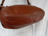 SUBO Leather hobo satchel shoulder slouch bag CARAMEL BROWN M Signature