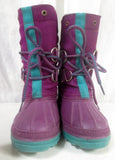 Kids Toddler Girls MADE IN USA Insulated Rain Snow Boots Winter PURPLE 10 Duck Shoes