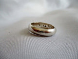 Signed TAXCO TL-56 925 STERLING Silver Ring Sz 6.5 Band Statement Jewelry Wedding Promise Pinky