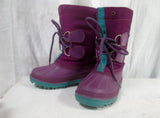 Kids Toddler Girls MADE IN USA Insulated Rain Snow Boots Winter PURPLE 10 Duck Shoes