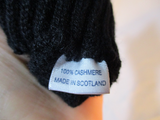 NEW MAISON MARTIN MARGIELA Wool Knit HAT Cap Beanie M BLACK