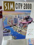 Vintage SIM CITY 2000 Ultimate City Simulator Video Game Box Paperwork Bundle